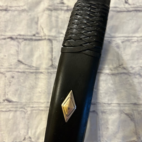 COLUMBIA SPORTSWEAR COMPANY MENS VEGAN LEATHER BLACK CHUNKY BELT SIZE XL (42-44) - Picture 4 of 10